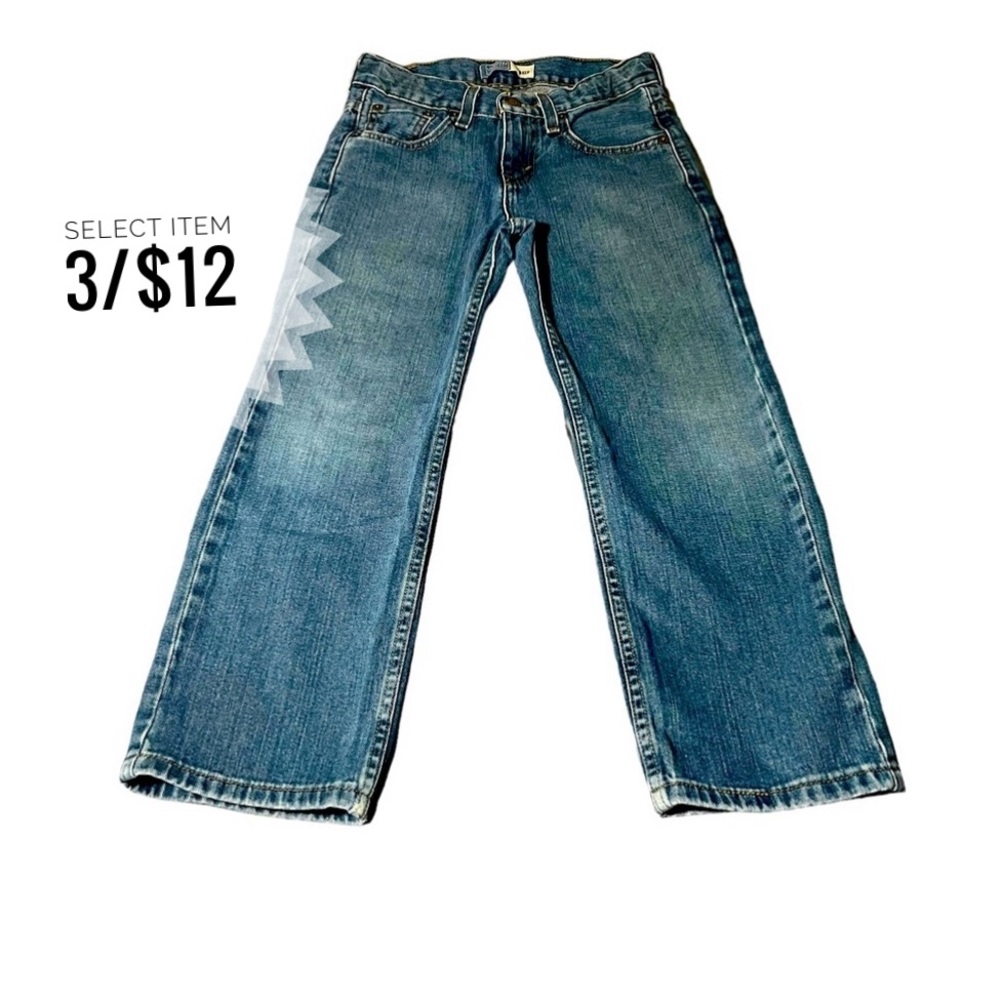 Boys Signature Levi Strauss & Co Dirty Denim Size 8 Reg